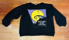 Disney Nightmare Before Christmas Black Children's Sweatshirt Long Sleeve