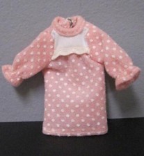 VTG 1982 Strawberry Shortcake Kenner Berry Wear Fashion SLEEPY PAJAMAS NIGHTGOWN