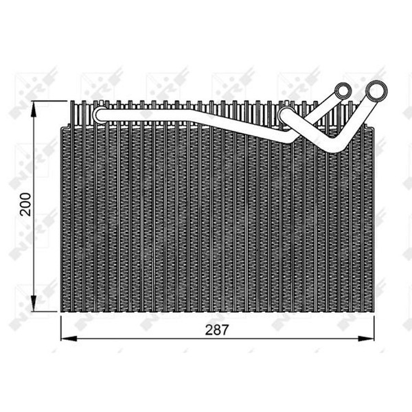 NRF 36150 Verdampfer Klimaanlage Klimaanlagenverdampfer Klimaverdampfer-image