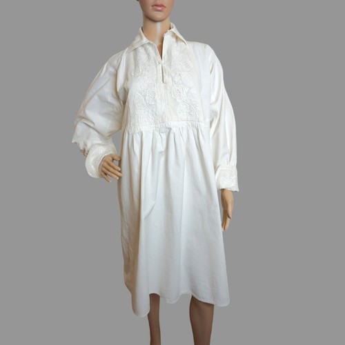 Auténtica Camisa Rumana Vintage con Intrincado Bordado de Seda Talla XS-S - Imagen 11 de 11