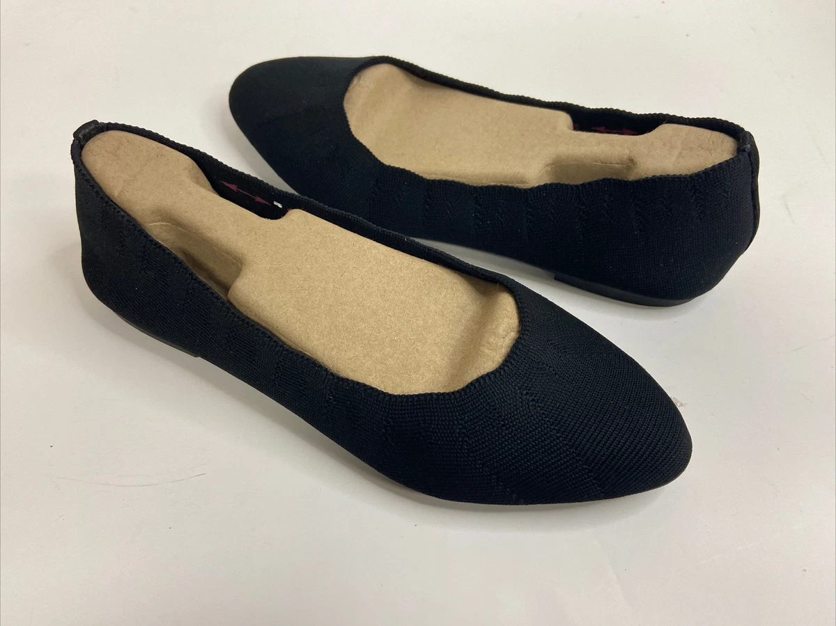 Skechers Cleo BewitchMemory Foam Slip On Flats 48885 Black Size