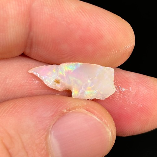 Piedra preciosa de ópalo brasileño fino en capas arco iris áspero - Imagen 2 de 5