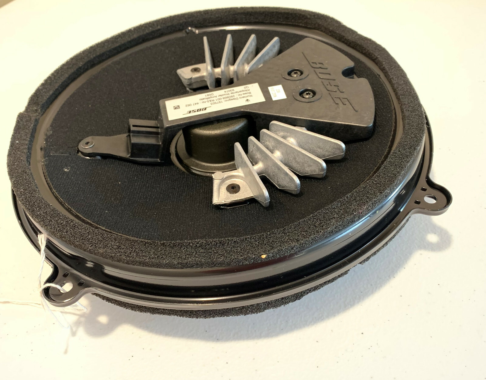 07 MASERATI QUATTROPORTE M139 REAR BOSE SUB WOOFER AUDIO SPEAKER 197503