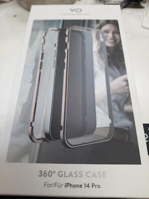 White Diamond 360° Glass Case Für Iphone 14 Pro