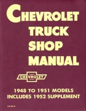 1948 1949 1950 1951 1952 1953 Chevrolet Truck Shop Service Repair Manual