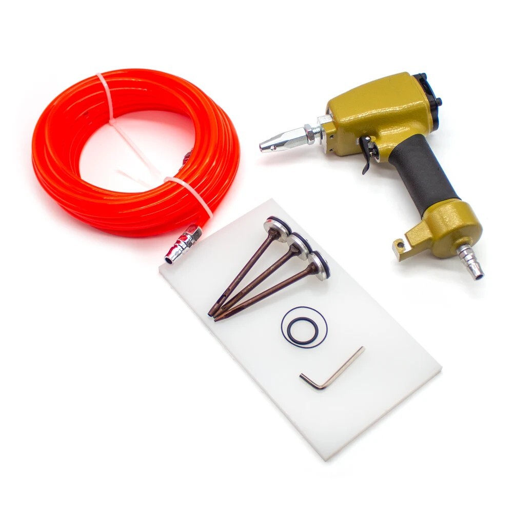 Clothing Accurate Pneumatic Punching Gun 1.5-5MM Snap Fastener Air Hole Puncher