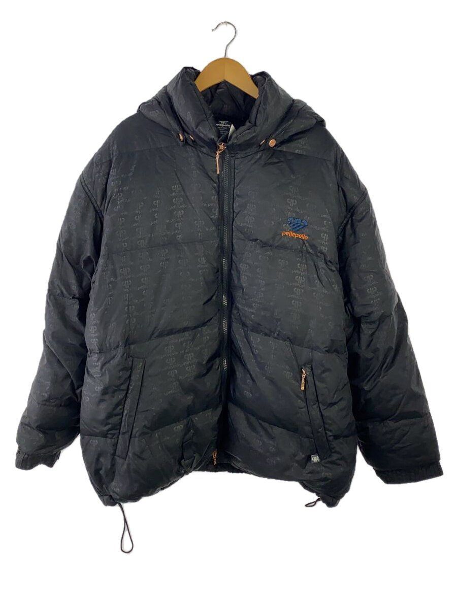 Pelle Down Jacket XXL Nylon Black J3LMB 90s Used | eBay