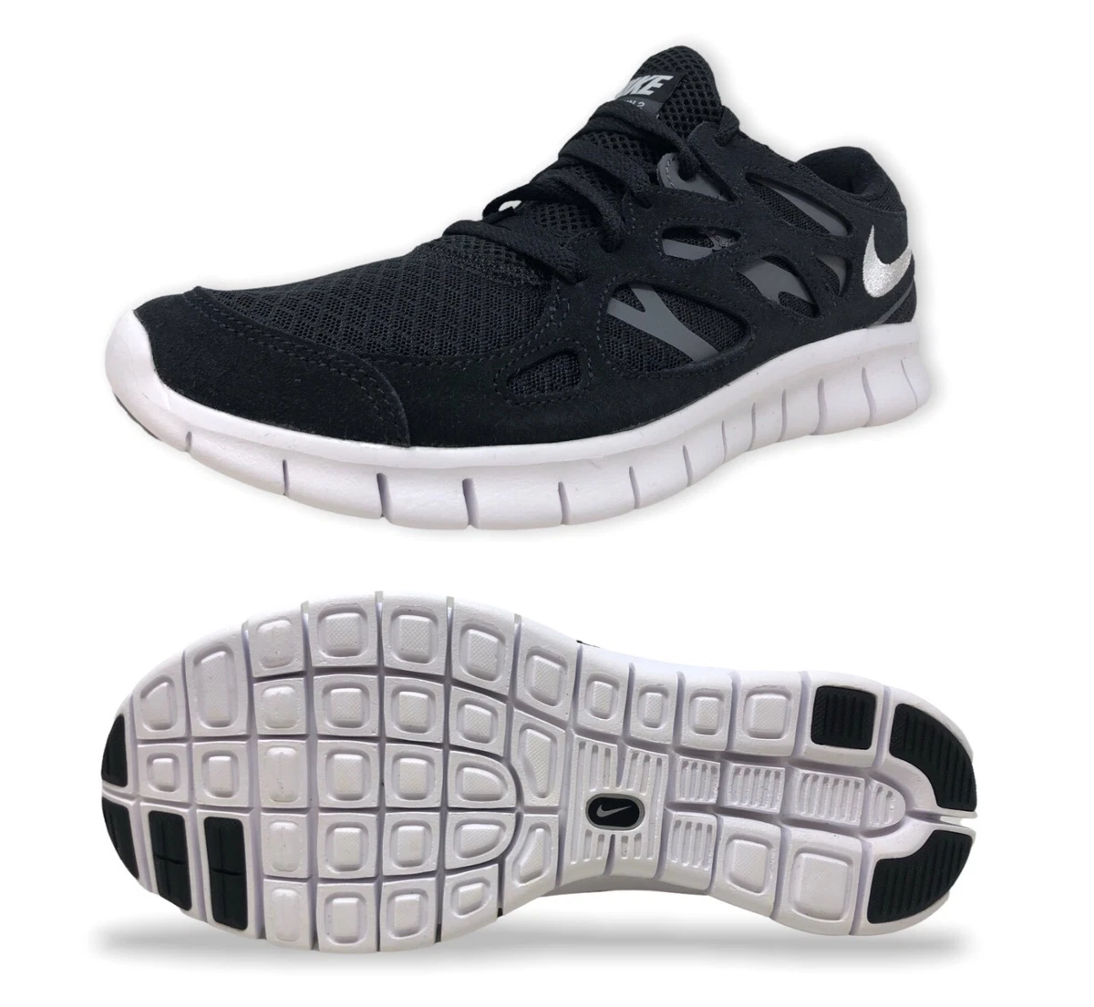 Nike Free Run 2 Black/White-Dark Grey (2021) Mens Running Shoes 537732 004 NEW eBay