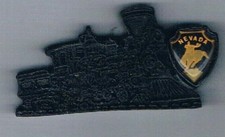 Nevada Train Steam Engine Bucking Bronco Cowboy Refrigerator Magnet