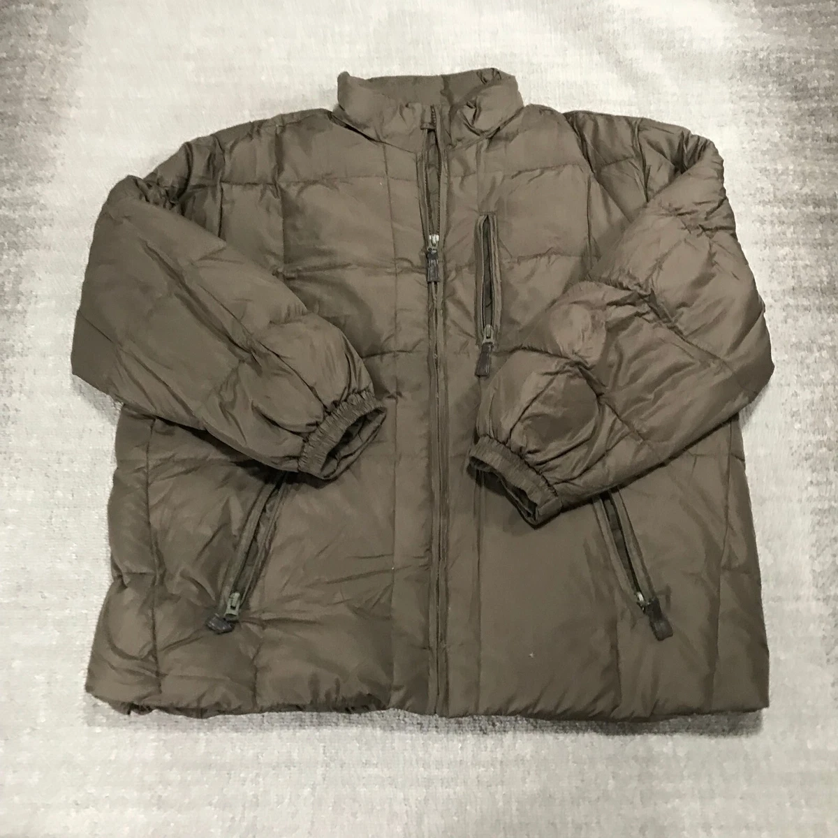 Brandon Thomas Jacket Mens Extra Large Full ZIp Quilted Down Coat Casual  Adult | eBay