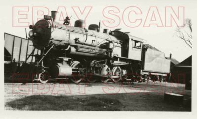 8F635 RP 1937/1950s GEORGIA & FLORIDA RAILROAD 2-8-0 ENGINE #406 AUGUSTA GA