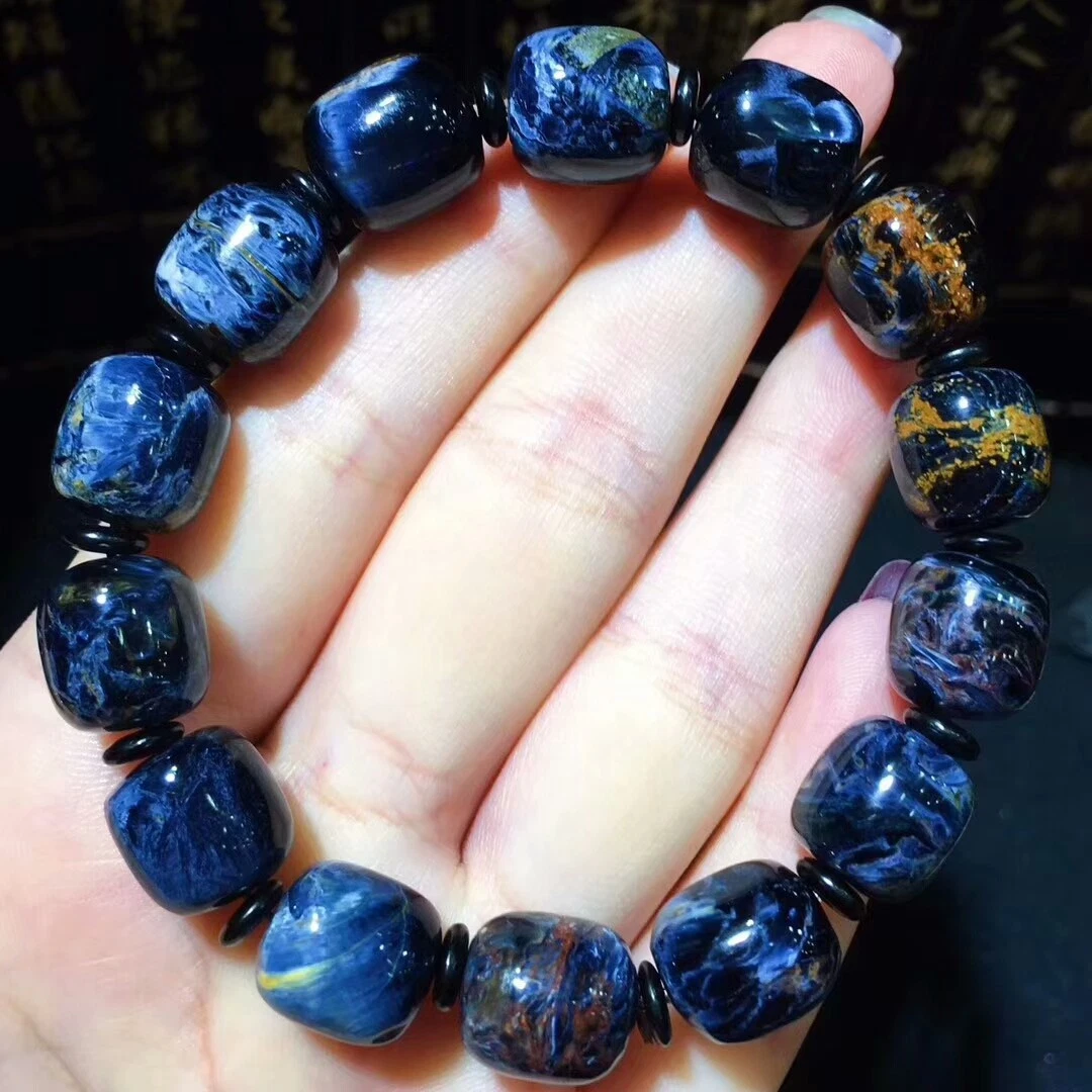 Blue pietersite deals beads