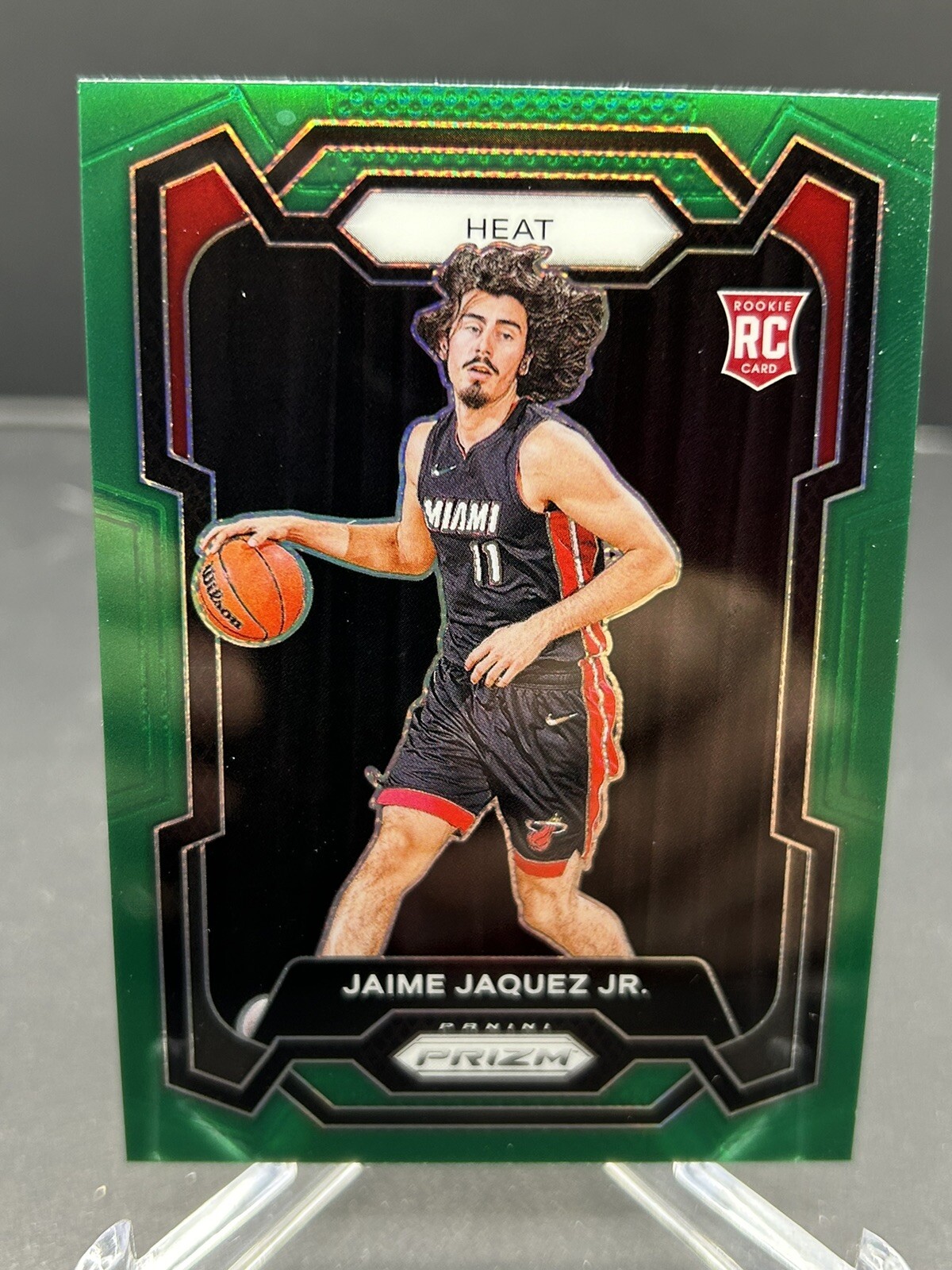 2023-24 Panini Prizm #137 Jaime Jaquez Jr. Green Rookie