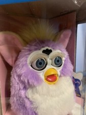 1998 Spring Time Furby, Purple and White, New in Sealed Box, Special Limited