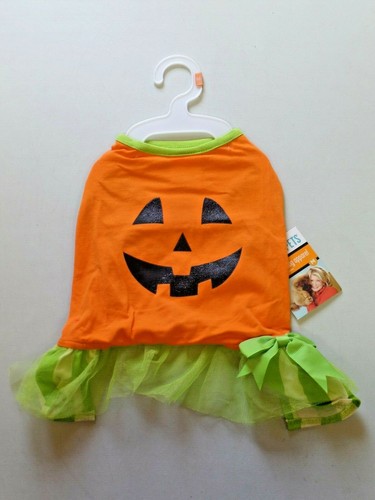 Martha Stewart PETS Fashion Dog Apparel M Cute Halloween Pumpkin Costume Dress