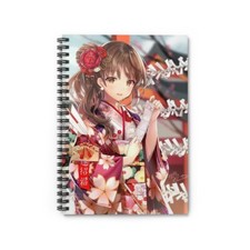 Spiral Notebook Anime Cover- Ruled Line