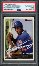 Vladimir Guerrero Rookie Cards and Autographed Memorabilia Guide 17