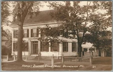 BRUNSWICK ME HARRIET BEECHER STOWE HOUSE ANTIQUE REAL PHOTO POSTCARD RPPC
