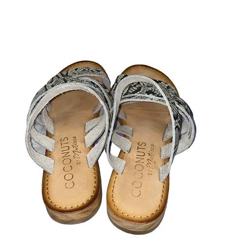 NWOT Coconuts by Matisse Ladylike Snakeskin Sandal - Picture 4 of 6