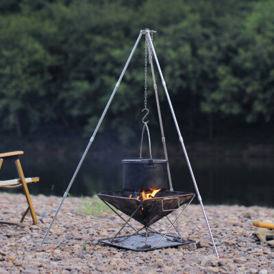 Detachable Stand Aluminum Alloy Cooking Pot Frame Tool Camping Accessories