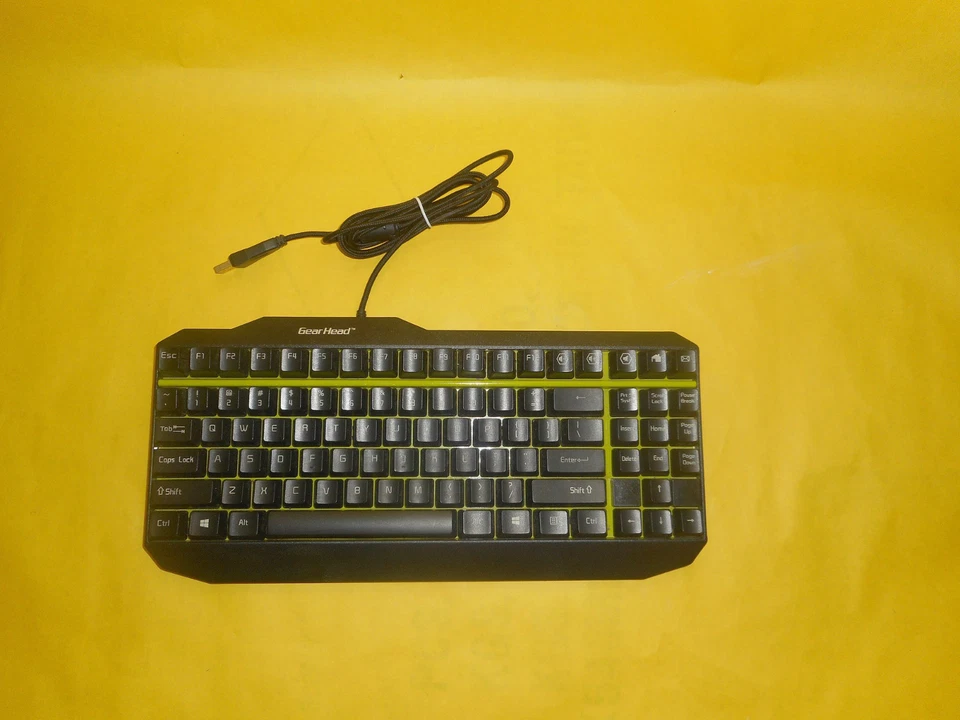 Genuine GearHead USB Wired Mechanical Gaming Keyboard w/ Linear Switches KB5500M - Image 2 of 4