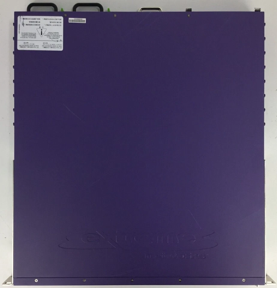 Extreme Networks 16301 Summit X480-48T 2x 10925 Power 1x 16312 VIM2-10G Adv Edge - Image 2 of 4