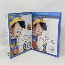 Pinocchio Disney Blu Ray DVD Slipcover Slip Cover Disney Movie Club Sealed NEW