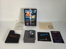 Stack Up NEAR Complete in Nice Shape for Nintendo NES ROB the Robot game 