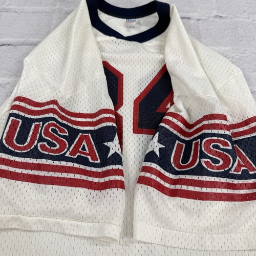 Vintage 80s USA BIKE Football Jersey #84 Large Made in USA 1984 Summer Olympics - Picture 12 of 20