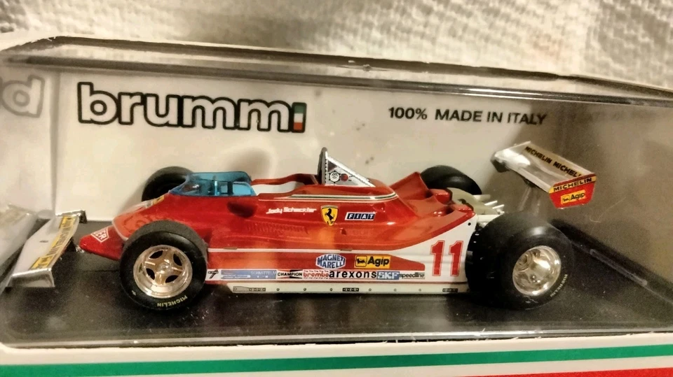 Brumm 1/43 "Ferrari 312 T4" G.P. Italia 1979 Jody Scheckter #11  NIB - Image 2 of 4
