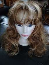 Long Synthetic Layered Frosted Wig NWT 