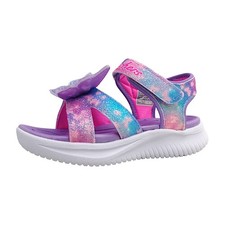 Skechers S' Lights Jumpsters Kinderschuhe Mädchen Sandale Rosa Freizeit