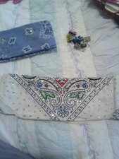 Bandana bandanna paisley print rhinestones 21" square fabric your choice