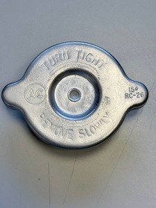 1966, 1967 Corvette w/ Air Condition Original AC RC-26 Radiator Cap RC15