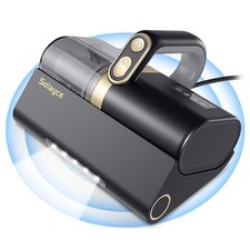 Solayce BV100 Anti-Mite Bed Vacuum Cleaner 16Kpa Suction 500W Double Cup US PLUG