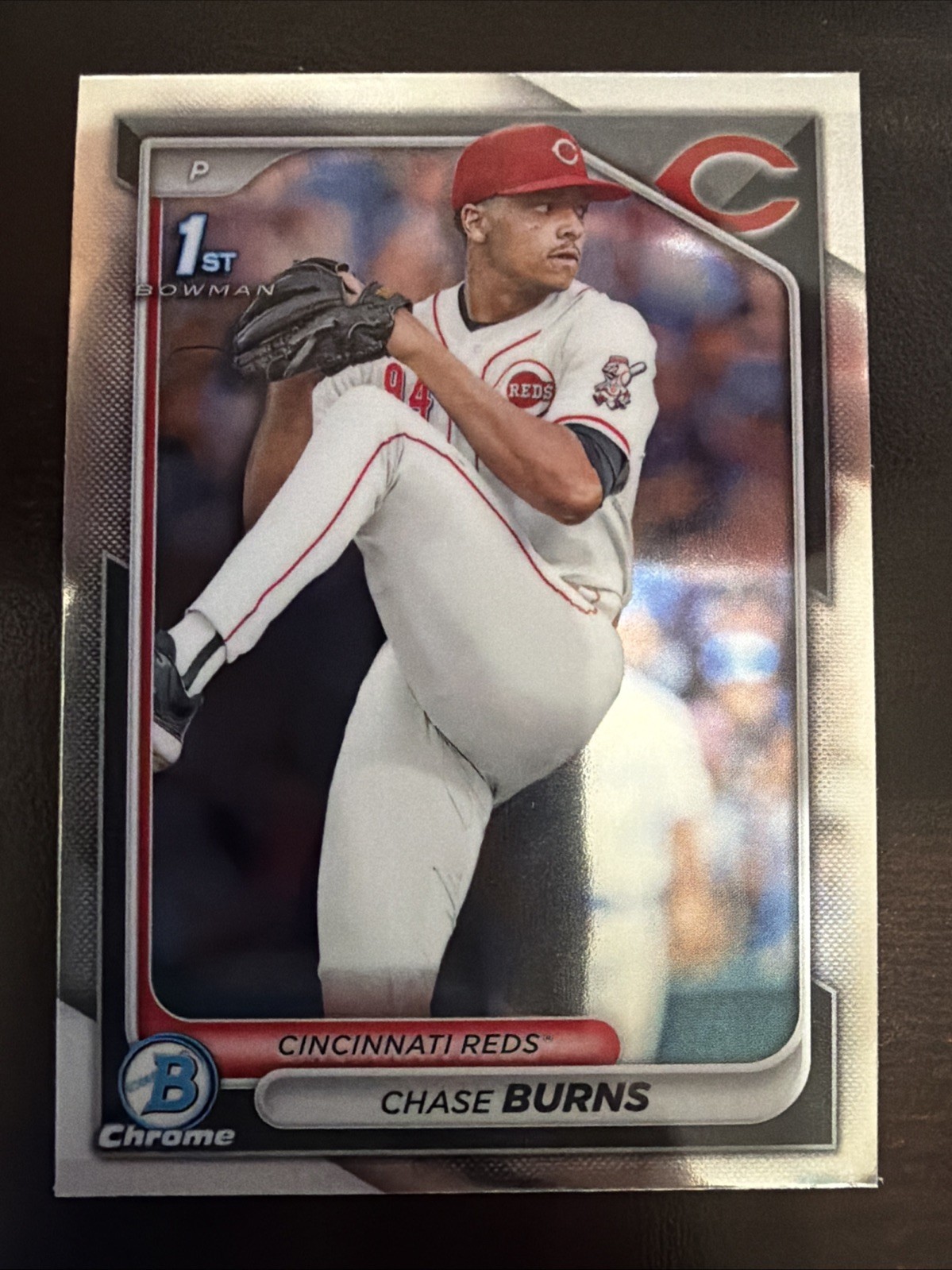Chase Burns 2024 Bowman Draft 1st Bowman Chrome #BDC-55🔥 Reds Prospect