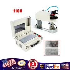Pneumatic Label Marking Engraving Electric Dot Peen Metal Engraving Machine new