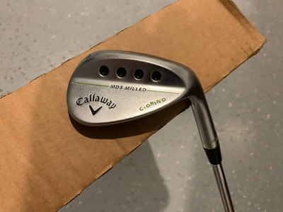 Callaway MD3 Milled C Grind Lob Wedge 58 Degree 8 Bounce Dynamic Gold Shaft-Lo $