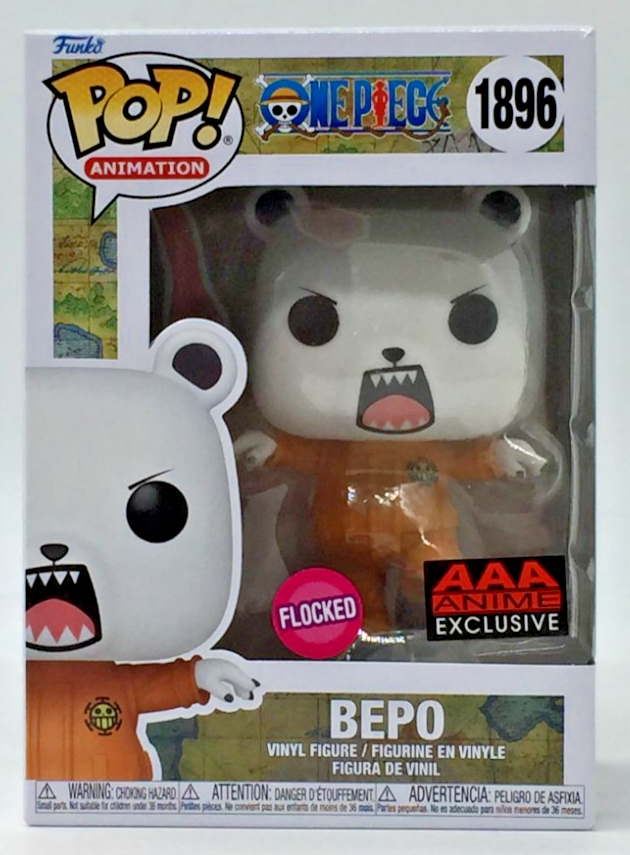 Funko Pop One Piece Bepo Flockiert - Exklusive Vinyl Figur Mit Schutzbox