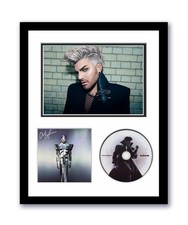 Adam Lambert Autographed Signed 11x14 Custom Framed CD Photo ADAM ADAM ACOA