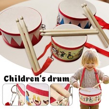Drum Wood Kids Early Educational Musical Instrument For Children Baby Toys