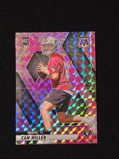Cam Miller 2025 Panini Mosaic Rookie Card #342 Pink Camo Mosaic Prizm RC. rookie card picture