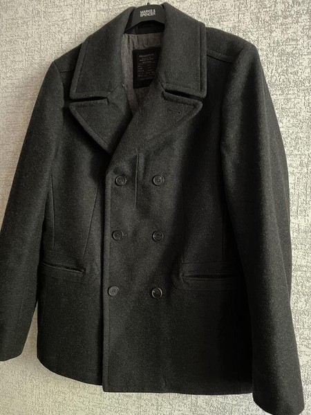 Herren AllSaints Mantel Grau 40 /L / 48