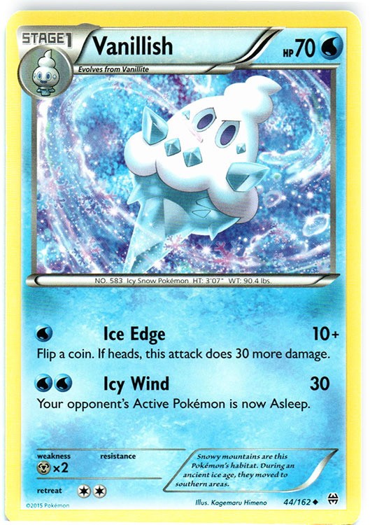 Vanillish - 44/162 - Uncommon LP BREAKThrough