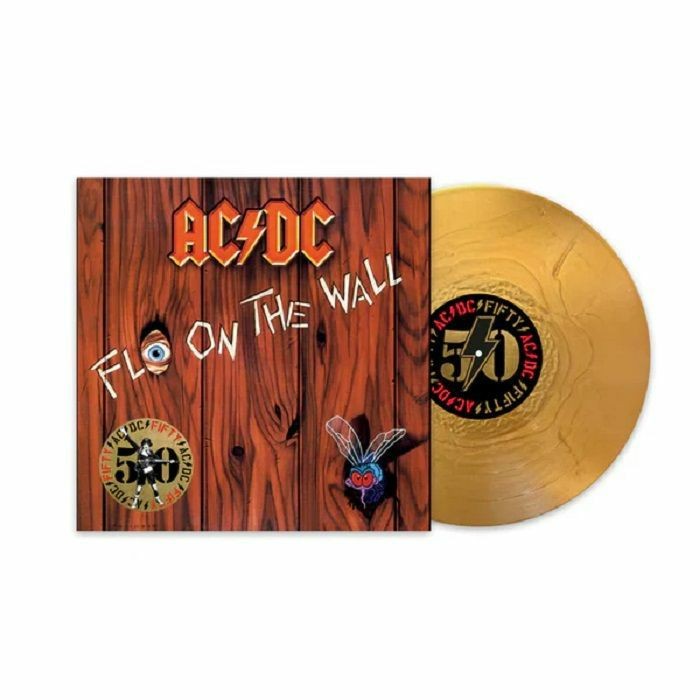 AC/DC - Fly On The Wall (50th Anniversary Edition) - gold vinyl LP + insert