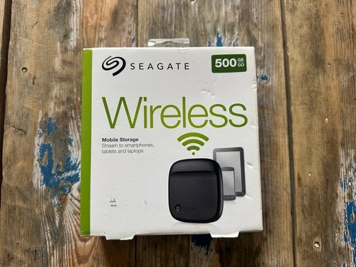 Seagate Wireless Mobile Portable Hard Drive Storage 500GB STDC500205