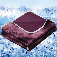 Cooling Blanket Queen Size 90x90 for Hot Sleepers Thin Lightweight All Season