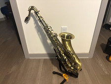 Muslady Tenor Saxophone Gold Brass Body with Mother of Pearl Key Inlay