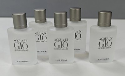 140 X GIORGIO ARMANI Acqua Di Gio Pour Homme EDT Cologne Travel Bottles .17oz