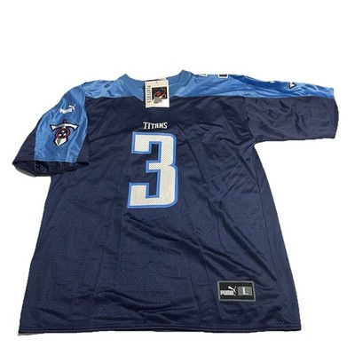 Vintage Al Del Greco Jersey Size L Puma Tennessee Titans Navy Blue SIGNED NWT